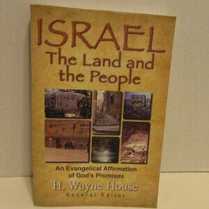 Israel The Land The People Brown Black White Small Graphic Book